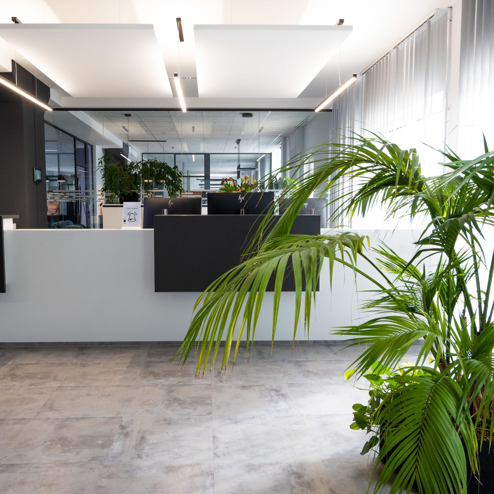 Empfang im Büro von Stannek in Hallstadt